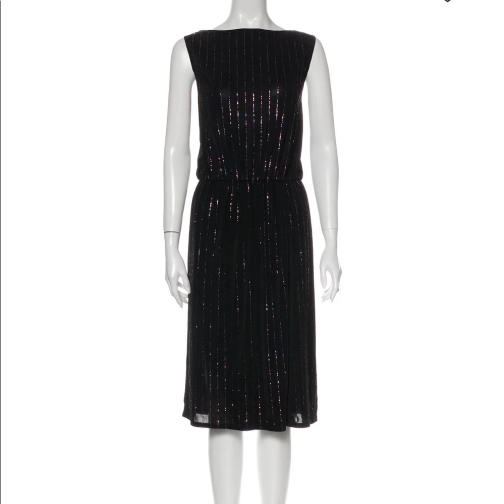 Marc Jacobs Glitter Pinstripe Surplice